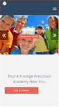 Mobile Screenshot of prestigepreschoolacademy.com